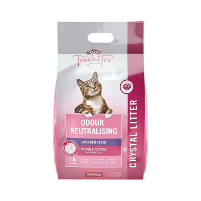 TROUBLE & TRIX Crystal Cat Litter - Lavender Scent