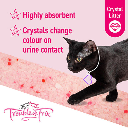 TROUBLE & TRIX Crystal Cat Litter - Lavender Scent