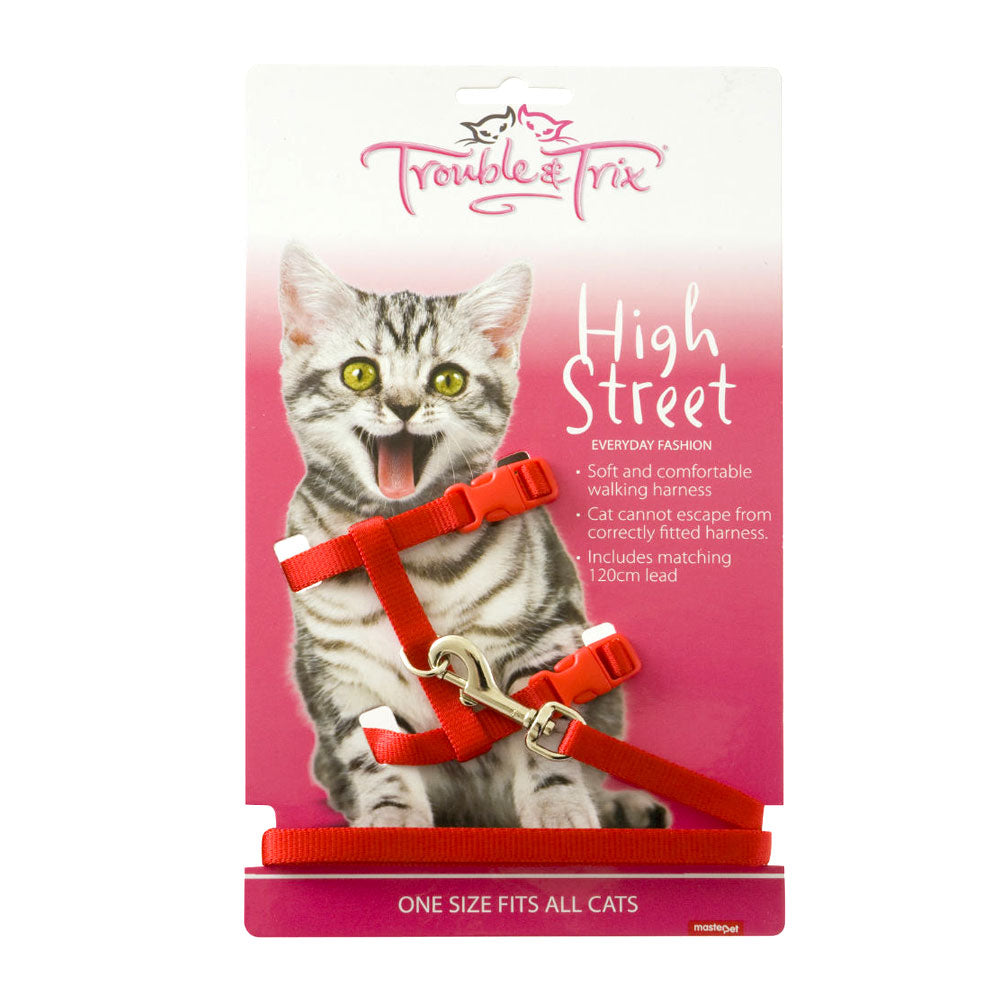 TROUBLE & TRIX High Street Cat Harness
