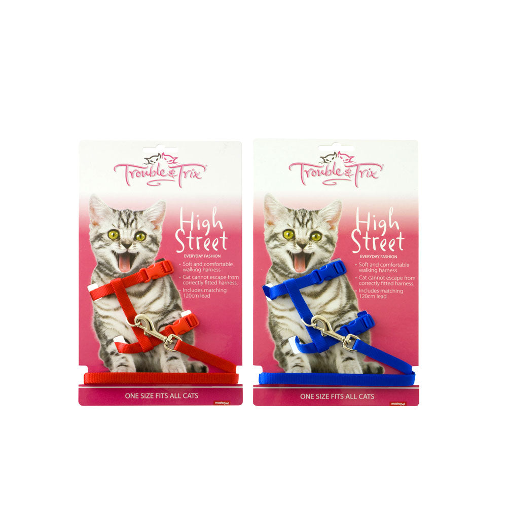 TROUBLE & TRIX High Street Cat Harness