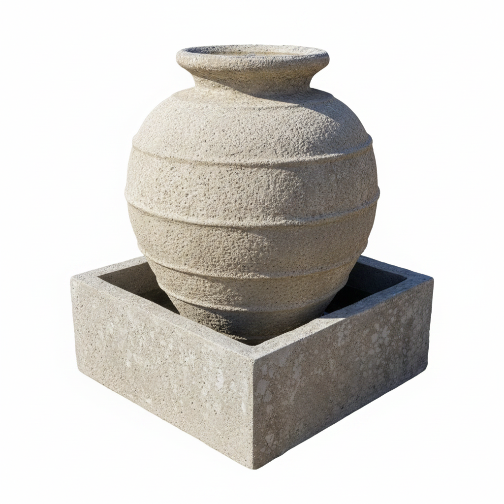 Vas India Stone Urn Water Feature 