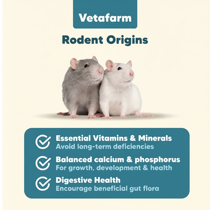 Vetafarm Rodent Origins Long-term Health Panel White Background