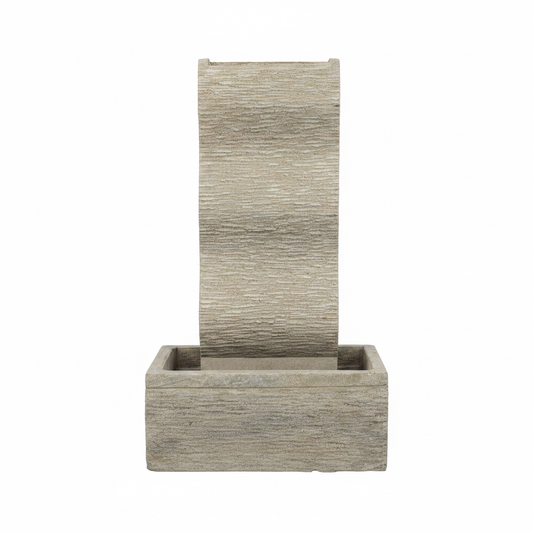 Wave Slab Fountain Centred on Base