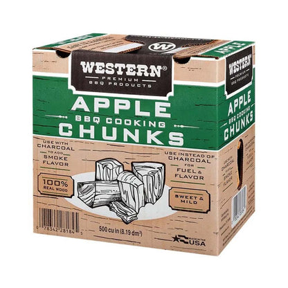 Western BBQ Smoking Wood Chunks Apple