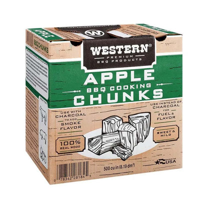 Western BBQ Smoking Wood Chunks Apple
