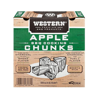 Western BBQ Smoking Wood Chunks Apple