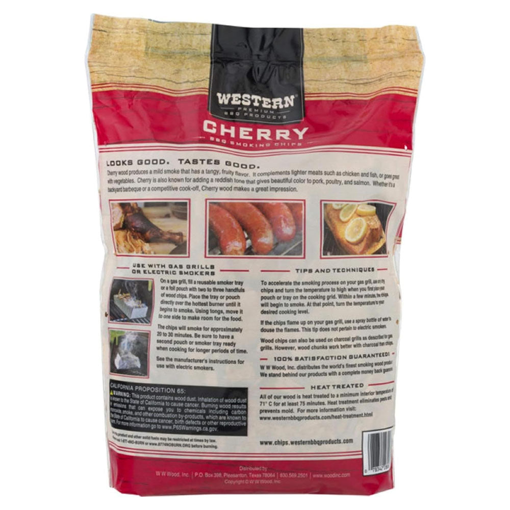 Western BBQ Smoking Wood Chips Cherry