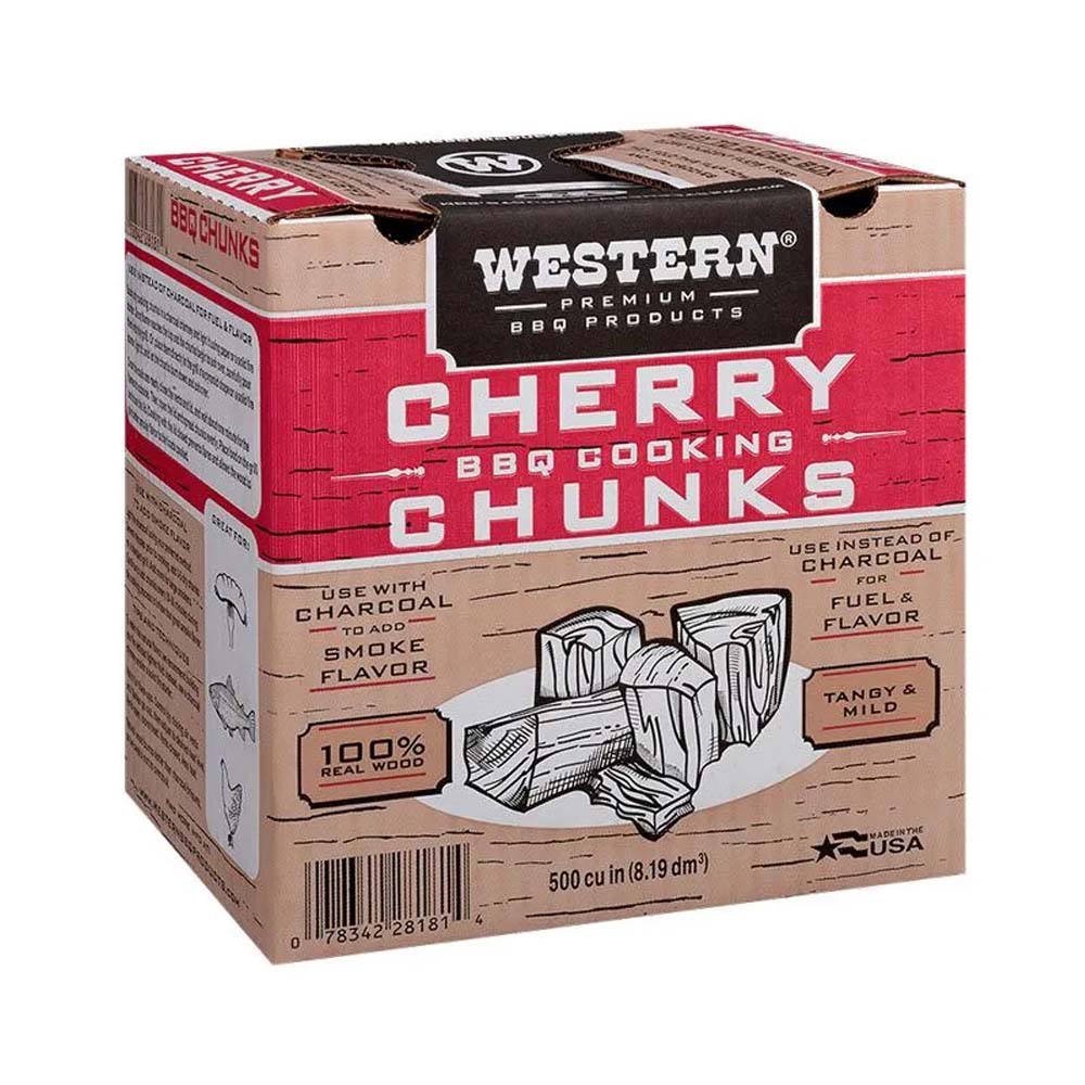 Western BBQ Smoking Wood Chunks Cherry