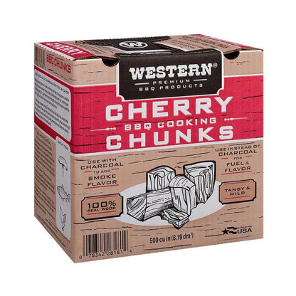 Western BBQ Smoking Wood Chunks Cherry
