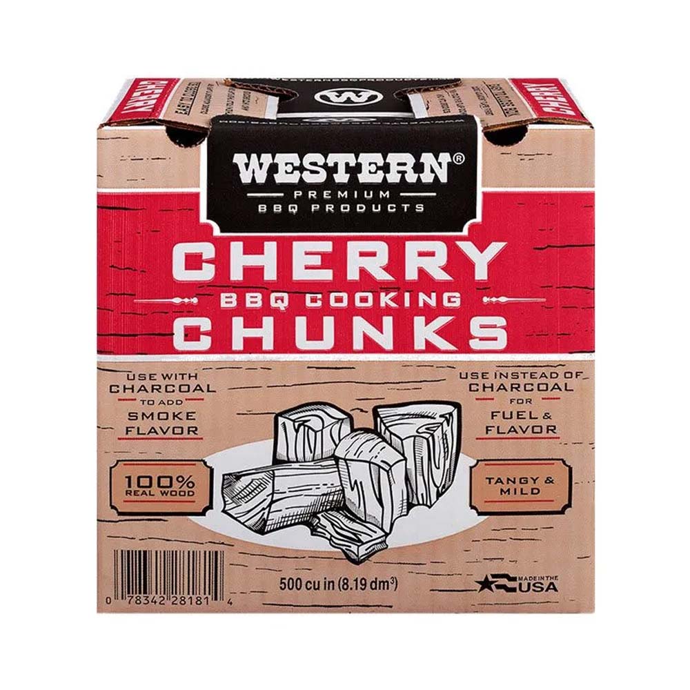 Western BBQ Smoking Wood Chunks Cherry