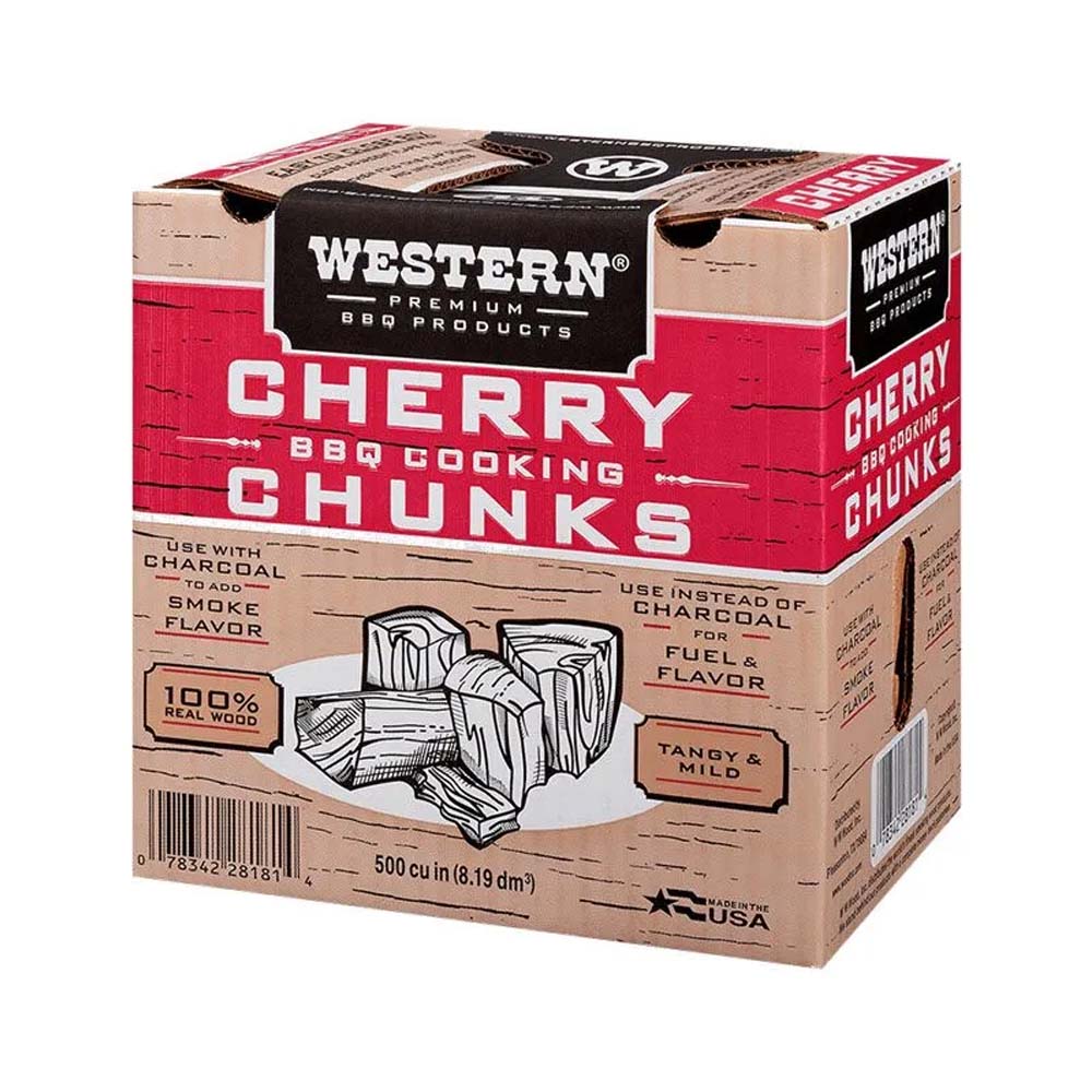 Western BBQ Smoking Wood Chunks Cherry