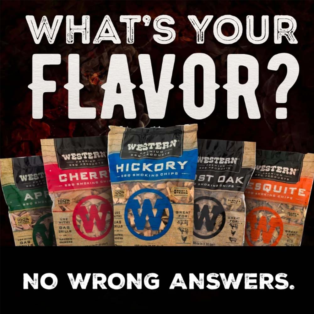 Western BBQ Smoking Wood Chips Hickory