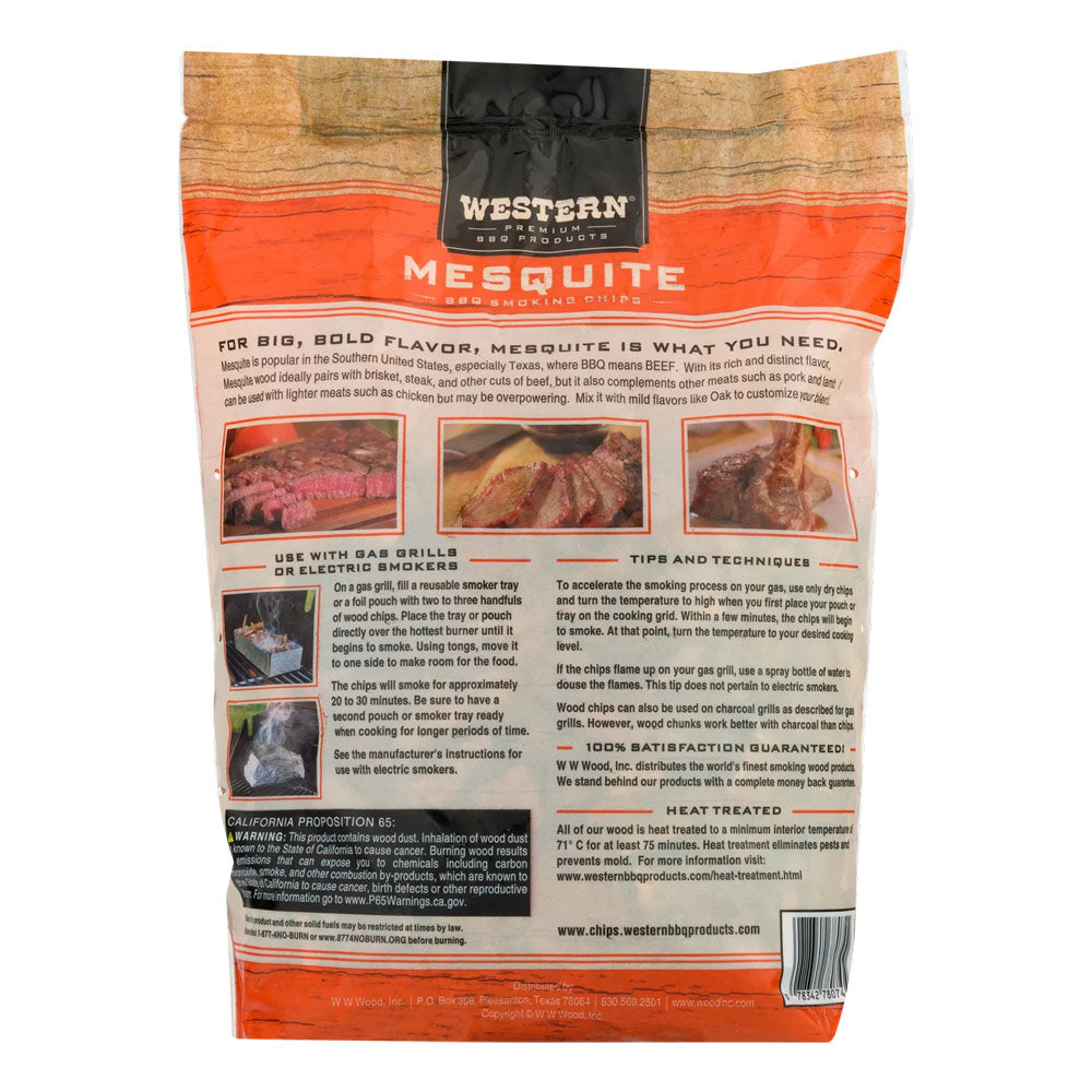 Western BBQ Smoking Wood Chips Mesquite