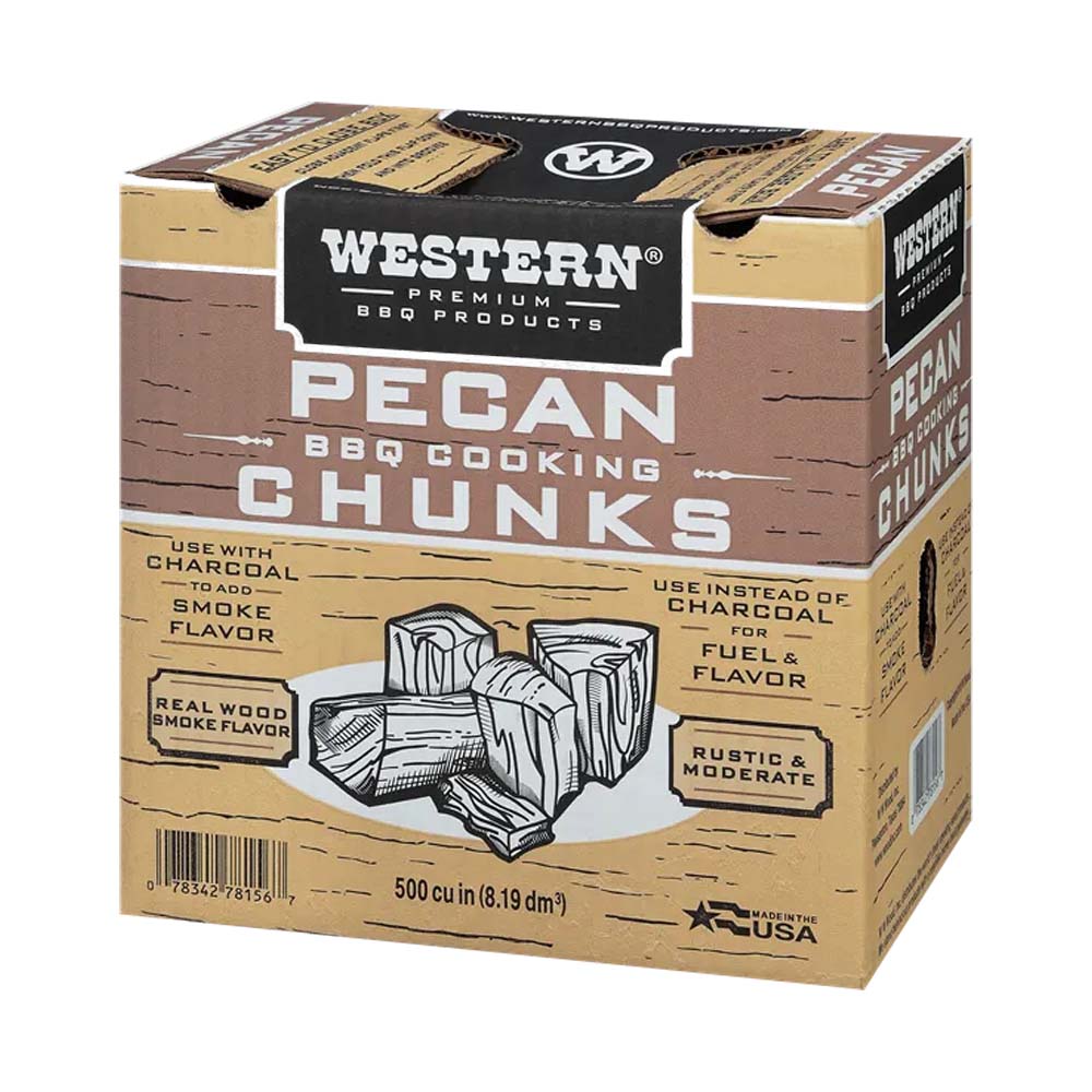 Western BBQ Smoking Wood Chunks Pecan