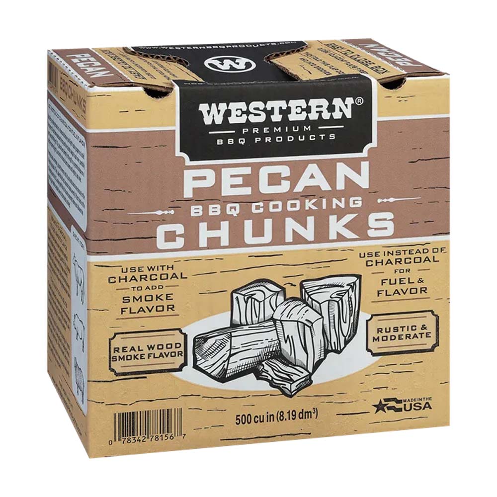 Western BBQ Smoking Wood Chunks Pecan