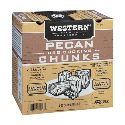 Western BBQ Smoking Wood Chunks Pecan