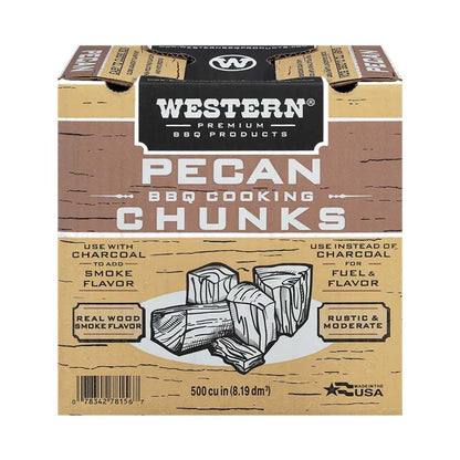 Western BBQ Smoking Wood Chunks Pecan
