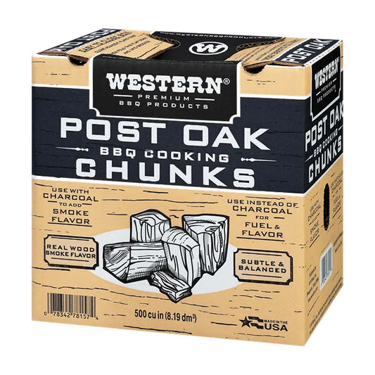Western BBQ Smoking Wood Chunks Post Oak