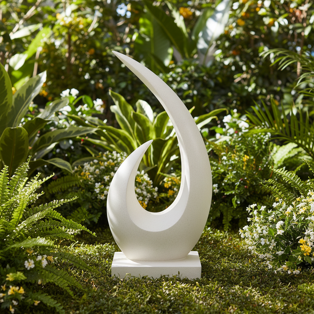 Serenity Curve Abstract Garden Statue