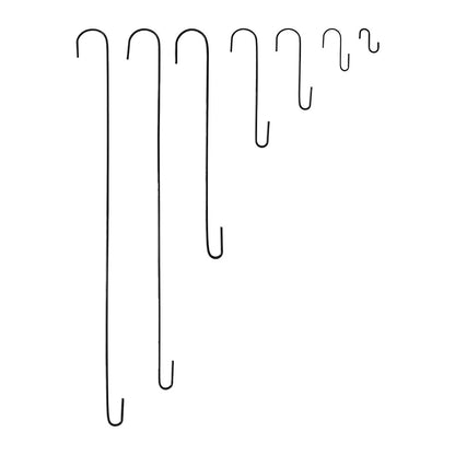Black Pot Wire S Hook