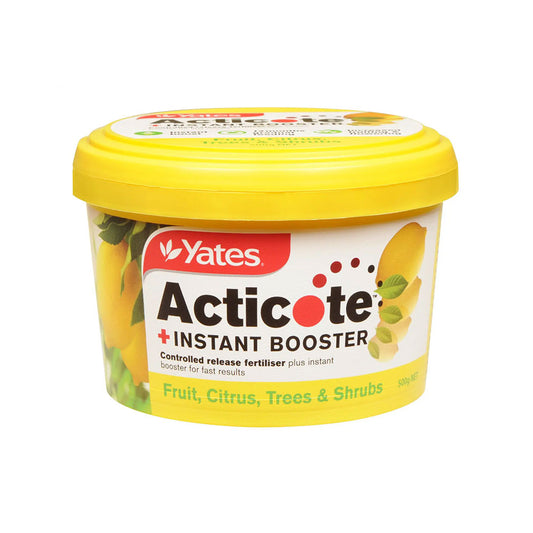 YATES Acticote + Instant Booster Controlled Release Fertiliser for Fruit, Citrus, Trees, Shrubs