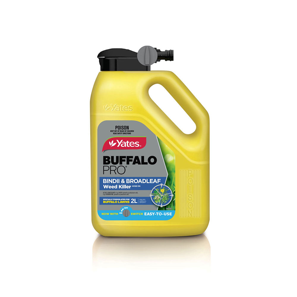 YATES Buffalo PRO Selective Bindii & Broadleaf Weed Killer Hose-On