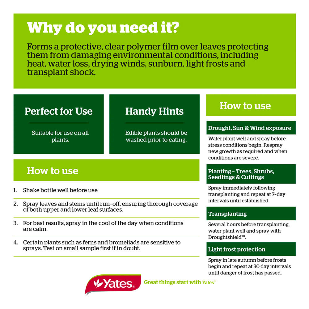 YATES Waterwise DroughtShield Leaf Protectant Ready-to-Use