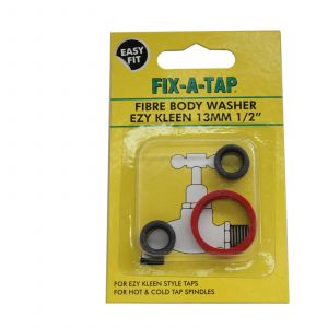 Fix-A-Tap Fibre Body Washer Ezy Kleen 1/2 Inch 13mm Hot and Cold Taps 221124