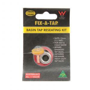 Fix-A-Tap Basin Tap Reseating Kit Suits 13mm Taps Repair Damaged Seats 222329