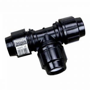 TEE 32mm for Metric Poly 69146 Water Irrigation Pressure Pipe Plasson
