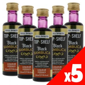 Still Spirits Top Shelf Black Sambucca Essence 50ml PK5