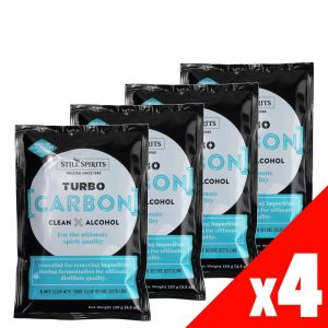 Turbo CARBON Still Spirits x1 Home Brew Essential Use For A Smooth Finish PK4
