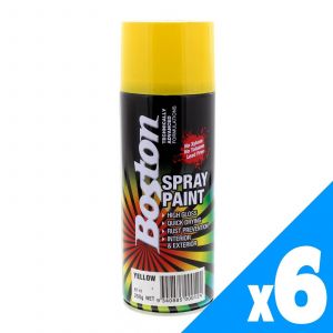 Spray Paint Yellow Campbells PK6
