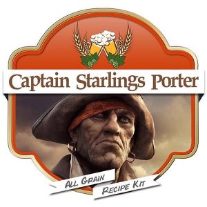 Captain Starlings Porter All Grain Recipe Kit  Suits Grainfather Home Brew