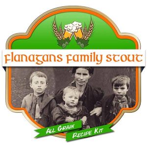 Flanagan's Family Stout All Grain Recipe Kit Suits Grainfather Home Brew