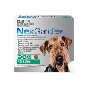 Nexgard Flea Tablet For Dogs 10 - 25kg 3 Pack