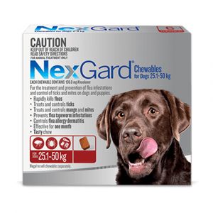 Nexgard Flea Tablet For Dogs 25 - 50kg 3 Pack