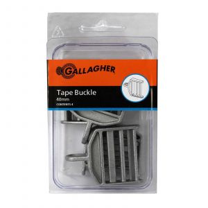Gallagher G65205 Tape Buckle Gate End Joiner 40mm Electric Fencing Pack of 4