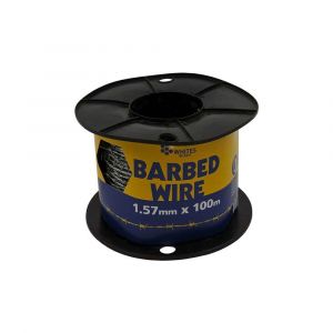 Barbed Wire 1.57Mm X 100Mtr Whites