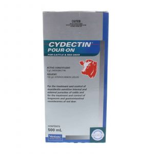 Virbac Cydectin Pour On for Cattle & Red Deer Parasite & Worm Control 500ml