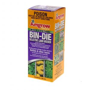 Bin-Die Herbicide 100ml Formulated For Buffalo Lawns Couch Bent Kikuyu Herbicide