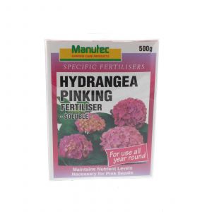 Hydrangea Pinking Agent Soluble Fertilizer For Use All Year Round Manutec 500g