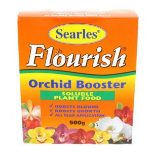 Flourish Orchid Booster Soluble Plant Food Boosts Blooms and Growth Searles 500g