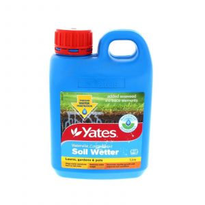 Soil Wetter Concentrate Improves Water Penetration Lawns Gardens Pots 1L Yates