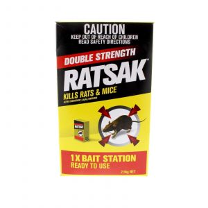 Ratsak Rat Mouse Pellets Bait Station Warfarin Yates  2.5kg