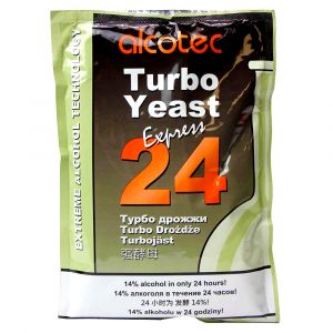 ALCOTEC 24 HOUR TURBO SUPER YEAST - Home Brew Spirit 25 Litres In 24 Hours