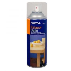Estapol Aerosol Satin Interior Spray Paint 300g Wattyl Honey Toned Appearance