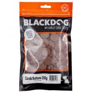 Blackdog Carob Buttons Dog Treats 250g
