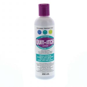 Quit-Itch Lotion Broad Spectrum Antiseptic For Skin Horse Equine 250ml