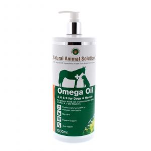 Omega Oil Essential Fatty Acids Viamins A D and E Horse Equine 1100ml Health